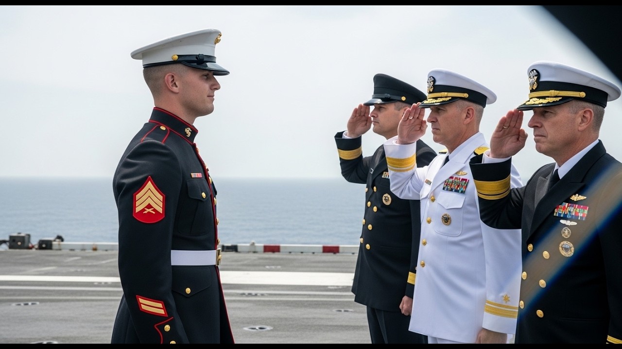 the Marine Mocked—Seconds Later, Three Admirals Rendered SaluteNavy SEA