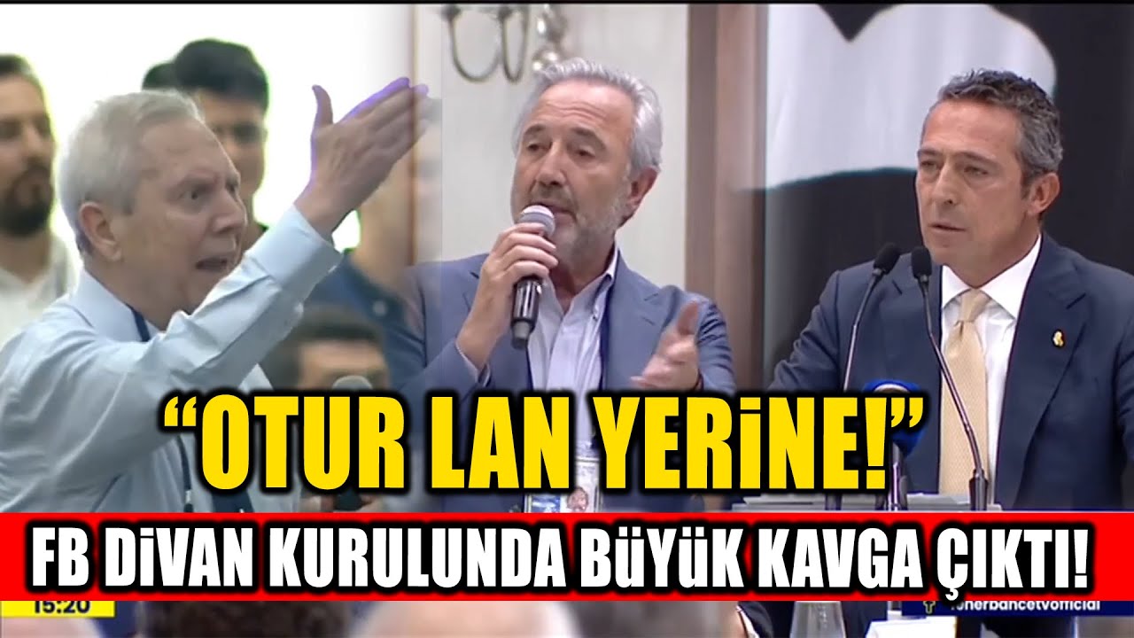 F.Bahçe Divan Kurulunda Büyük Kavga Çıktı! ''Otur Lan Yerine Sana Dalarım!'' l Aziz Yıldırım