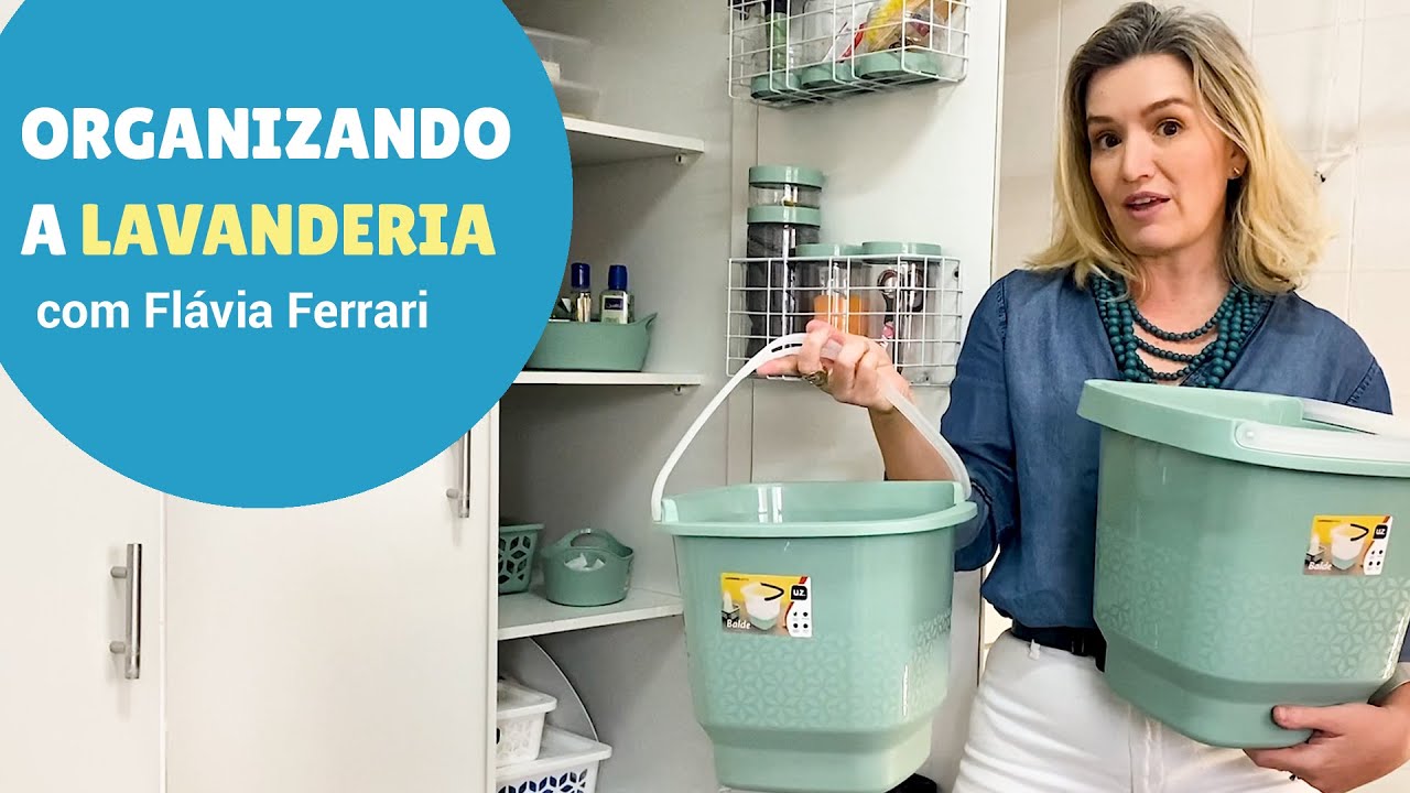 ORGANIZAÇÃO DA LAVANDERIA com Flávia Ferrari e UZ Utilidades