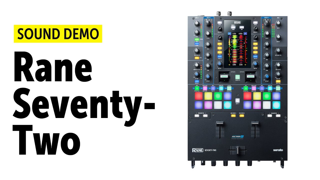 Rane Seventy-Two Sound Demo (no talking)