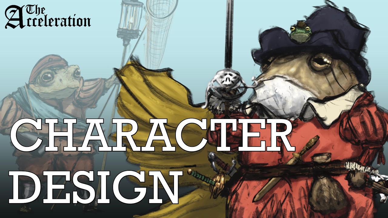 Designing Frog Folk - A Worldbuilding Concept Art Project