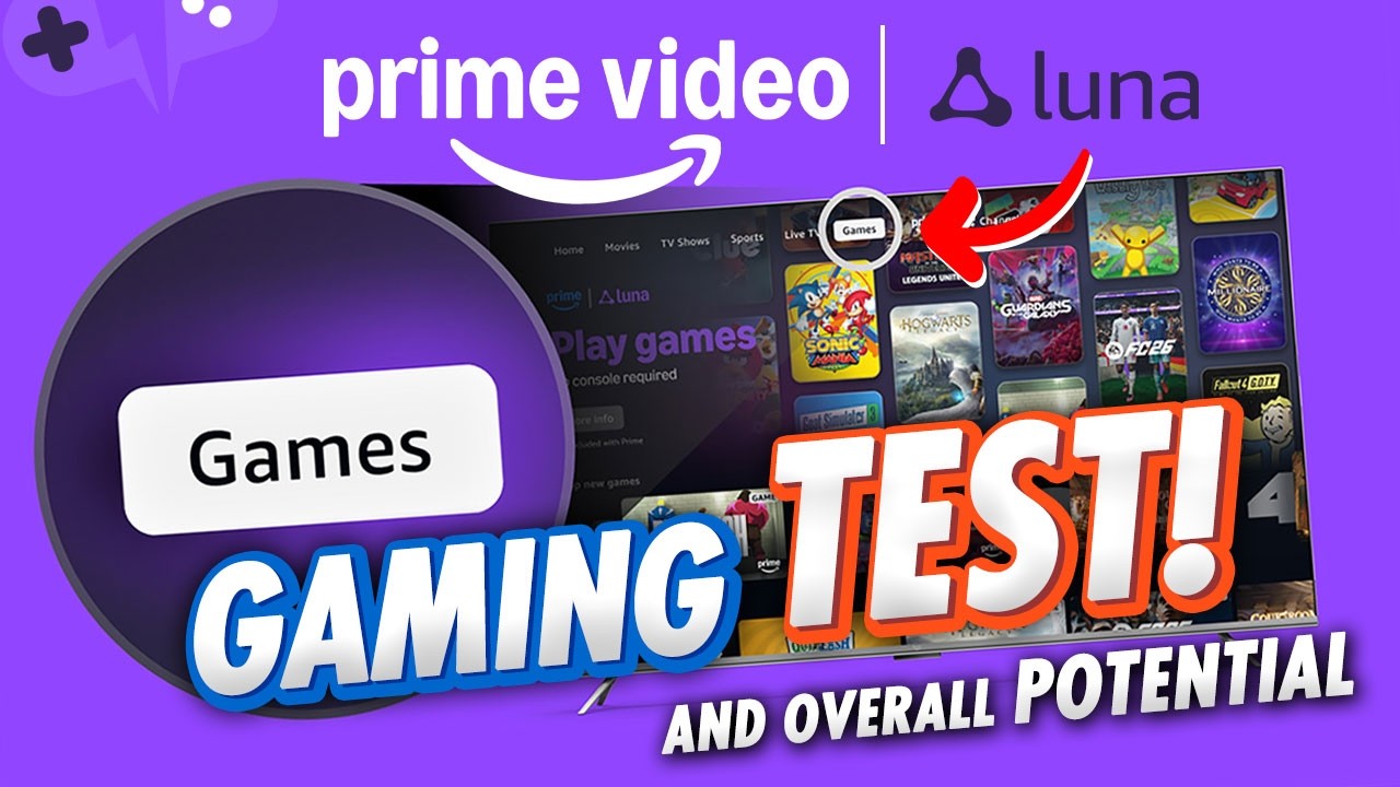 Amazon PRIME VIDEO Gaming Test | FIRST LOOK!
