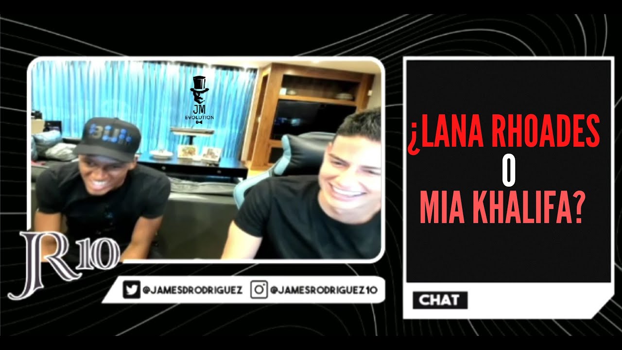James Rodriguez hace cinco preguntas a Yerry Mina - ¿Lana Rhoades o Mia Khalifa?