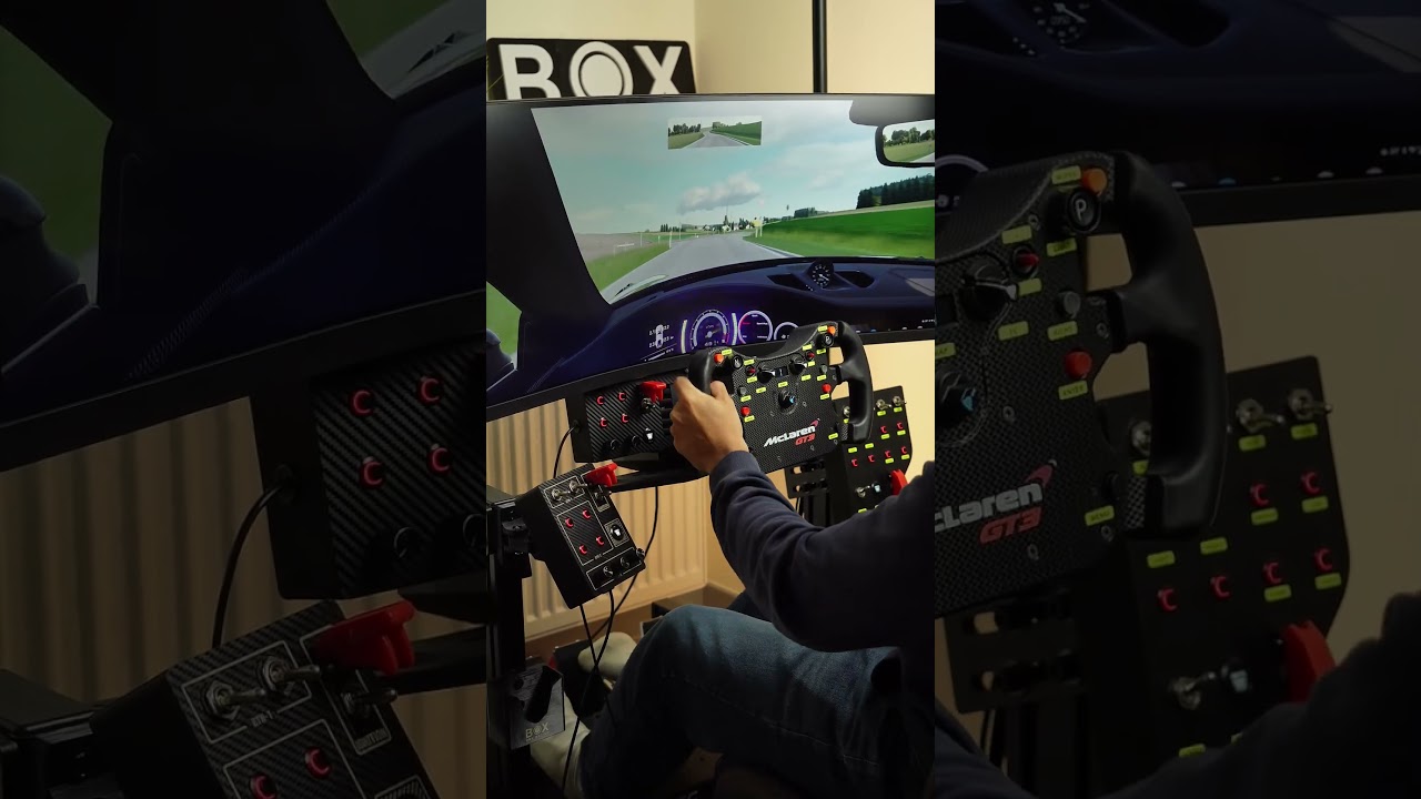 GT3 RS Simracing setup with Button box #simracing #buttonbox