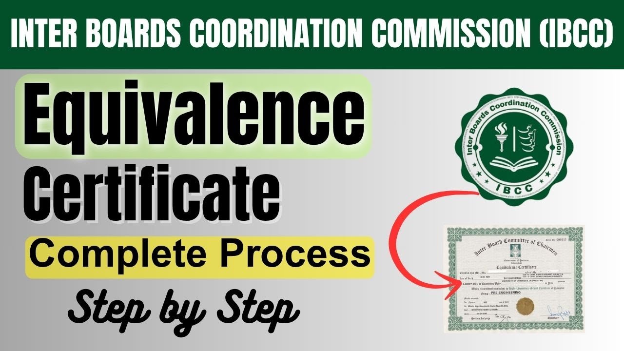 How to Get IBCC Equivalence Certificate Online|Equivalence Certificate From IBCC Complete Procedure
