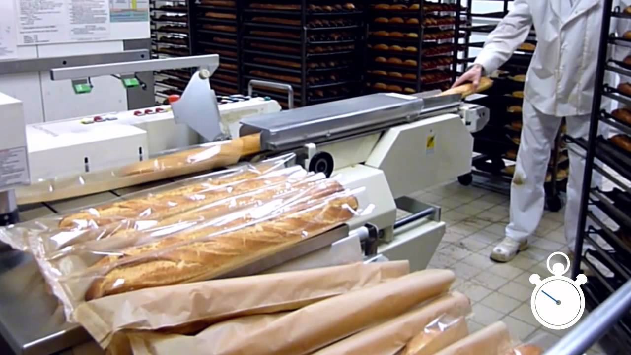 Machine à emballer le pain