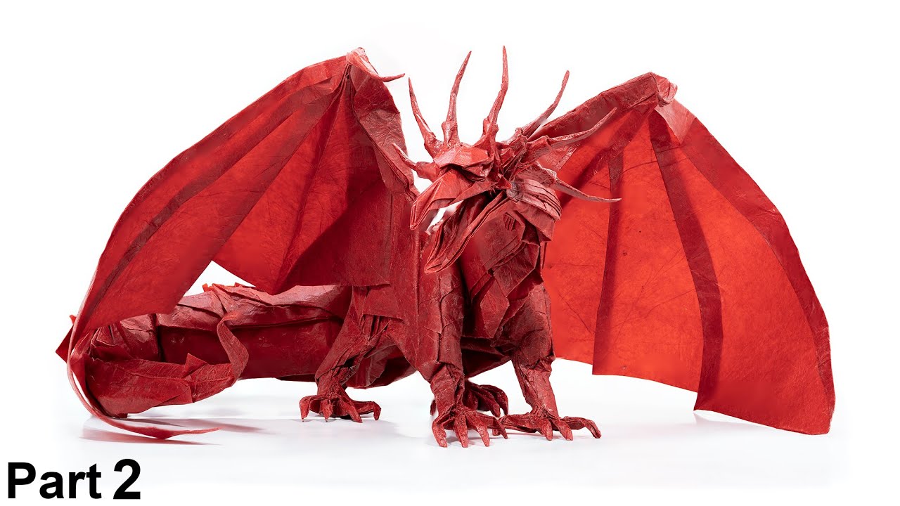 Origami Ancient Dragon (Satoshi Kamiya) part 2