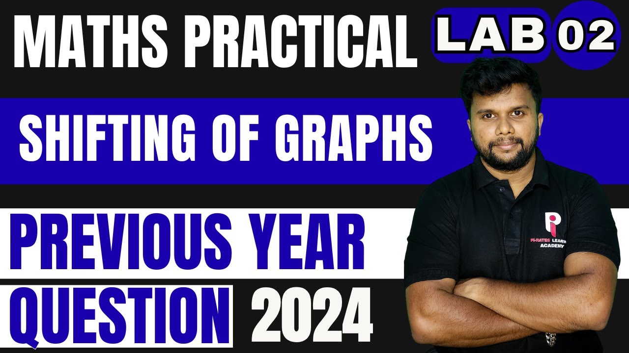 PLUS TWO MATHS PRACTICAL EXAMINATION 2026 | LAB 2 - SHIFTING OF GRAPHS | PYQ 2024 |