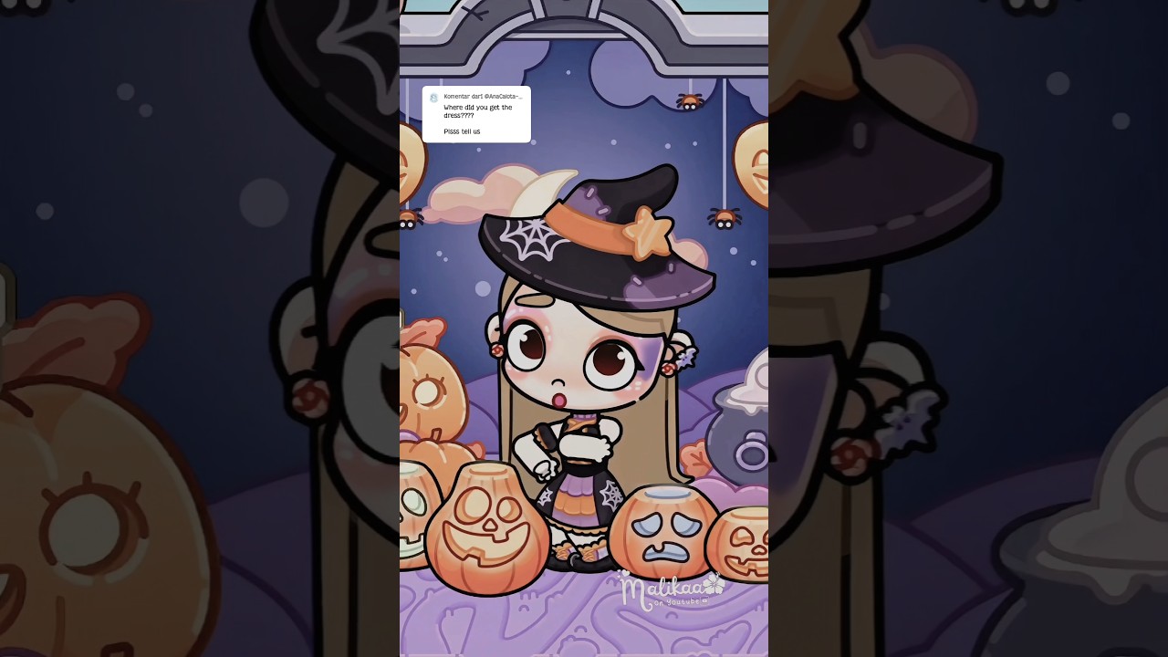 KINAN'S HALLOWEEN COSTUME | AVATAR WORLD #avatarworld #halloween #shorts