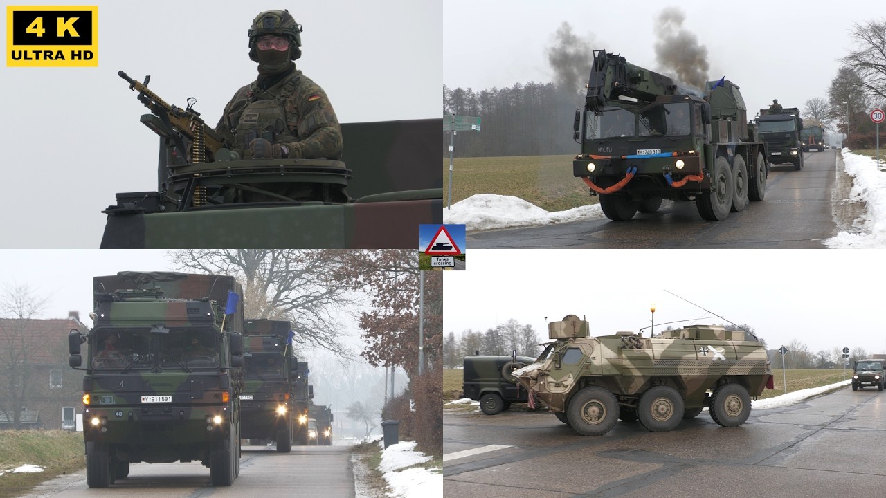 Bundeswehr Manöver Brave Lion 2026 Logistik Panzerbrigade 12 „Oberpfalz“ Wietzendorf Korridor