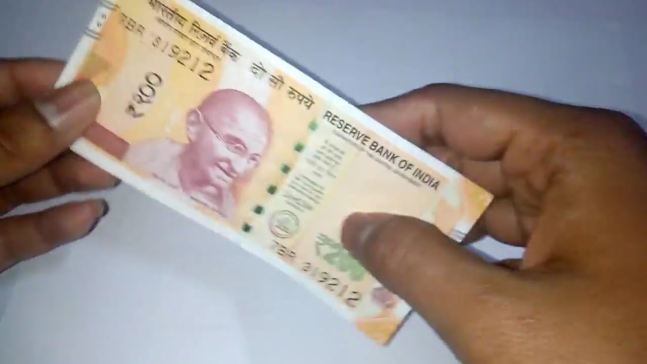 New | 200 rupees | Currency | RBI | New Delhi | Indian Note