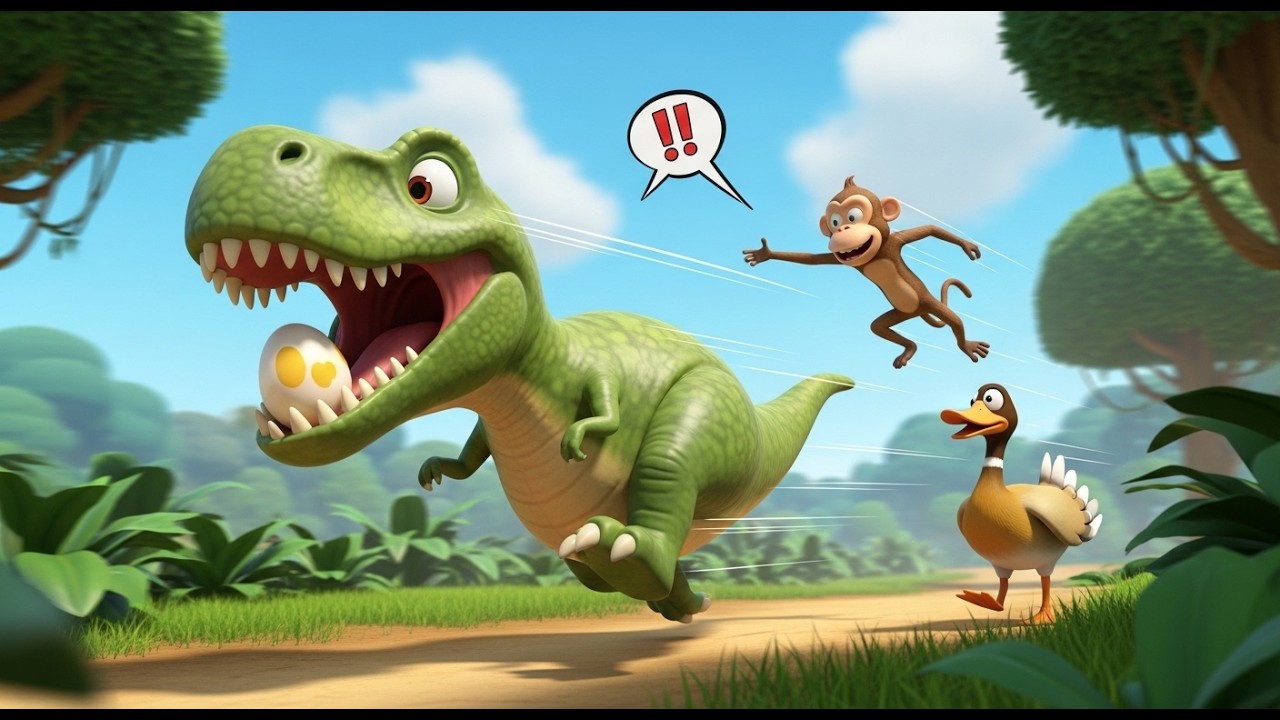 Sorpresa de huevo de dinosaurio | canciones infantiles | Canción para bebés, Dinosaurios Divertidos