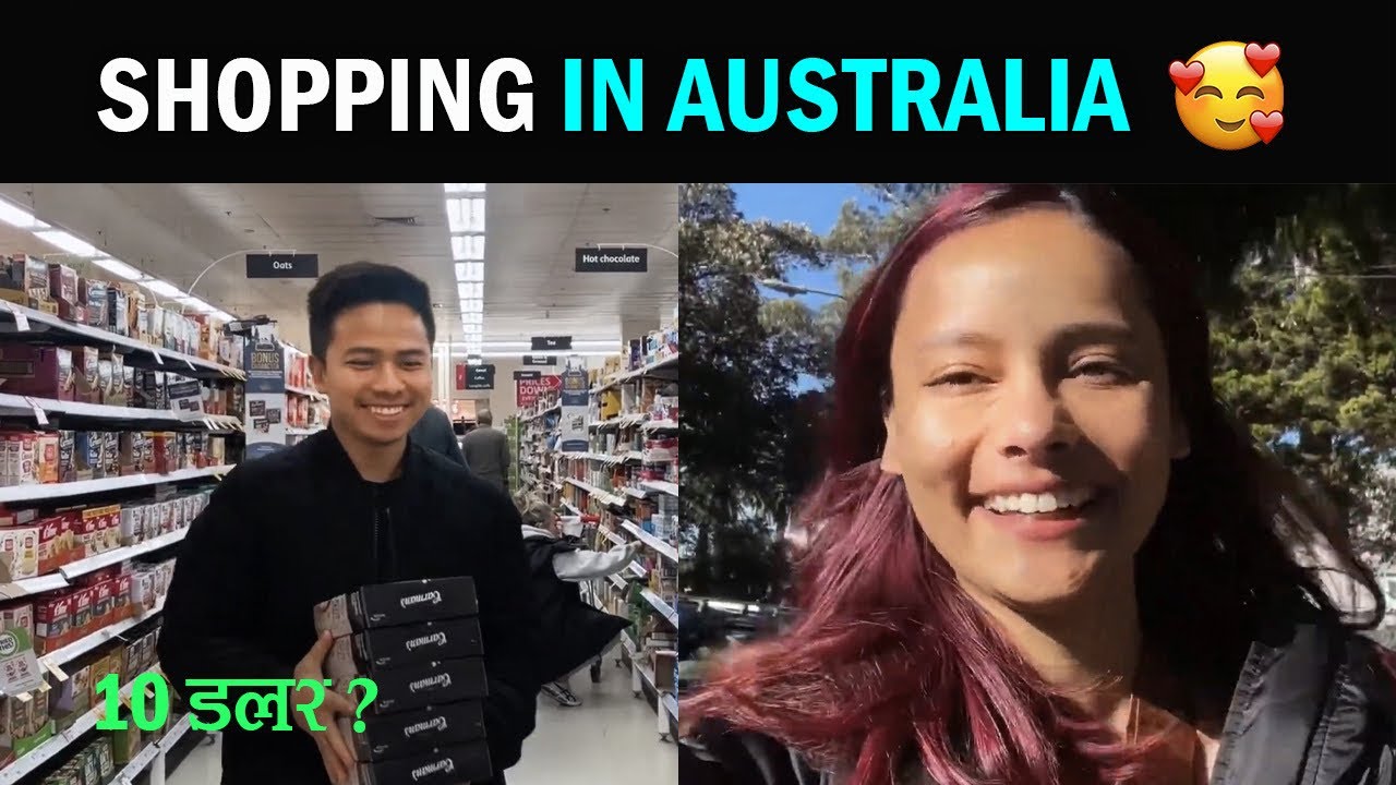 Going for shopping and opening a bank account after landing in Sydney, Australia