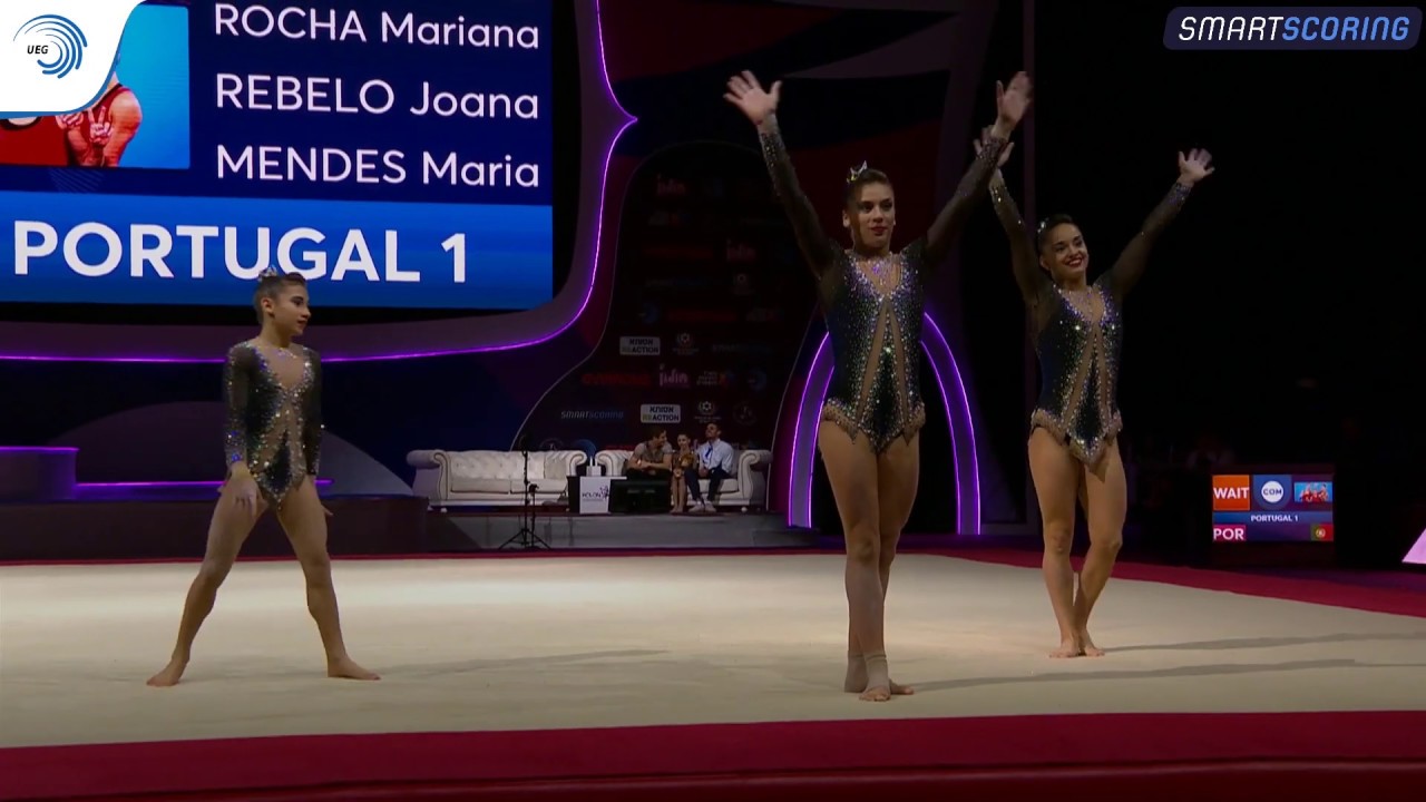 Women's group Portugal - 2019 junior Europeans, all-around final