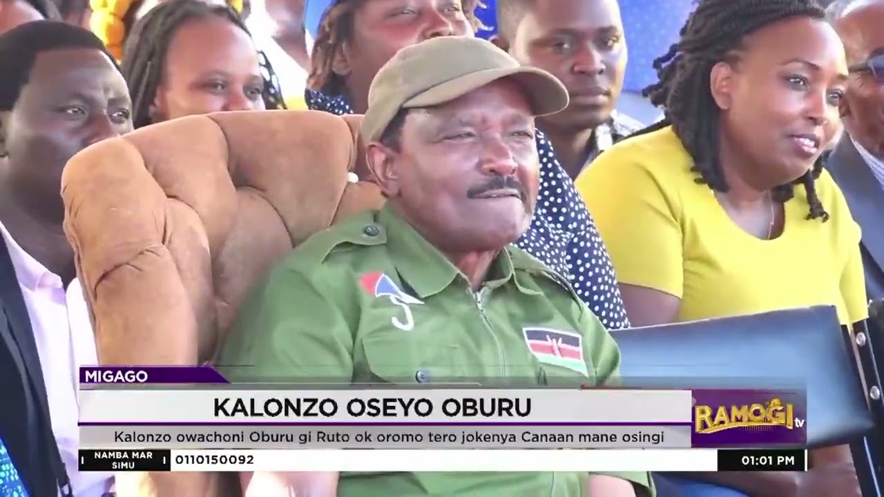 Ogai mar WIPER Kalonzo Musyoka onyiero Oburu Oginga ewi wach tero joluo CANAAN | #RamogiTV