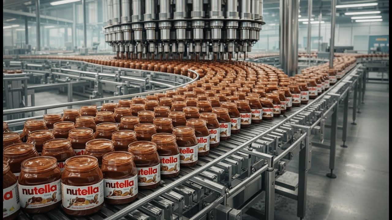 Cómo se Produce la Nutella en la Mayor Fábrica de EE. UU.: Tecnología Avanzada y Proceso Completo