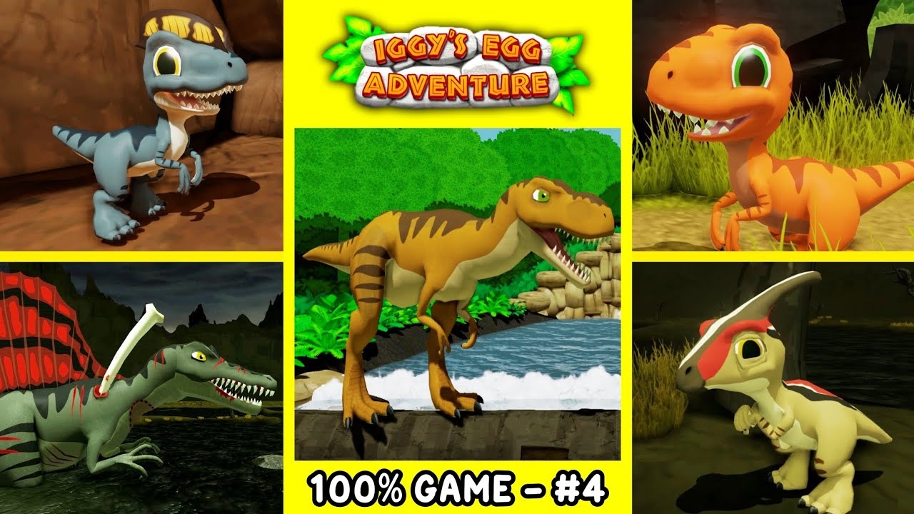 Iggys Egg Adventure - COMO DESBLOQUEAR TODOS OS DINOSSAUROS ( parte 4 )