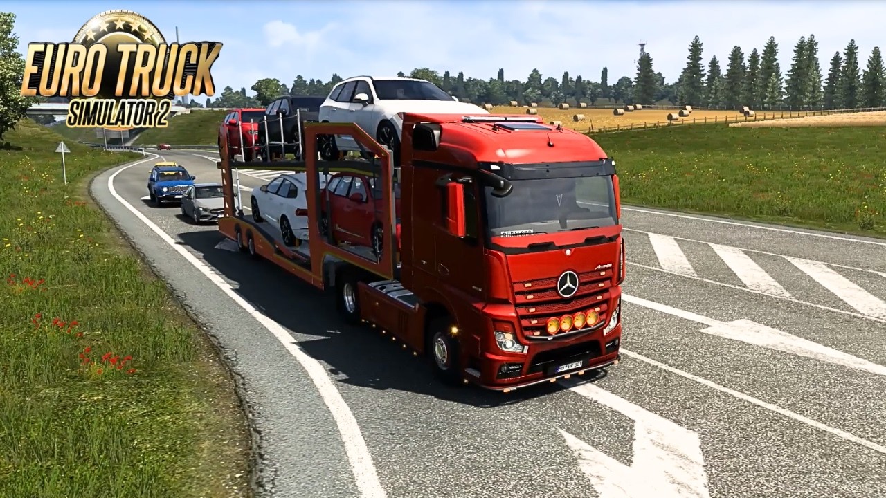 Euro Truck Simulator 2 – Mercedes-Benz Actros: Todoterrenos de lujo rumbo a Suecia
