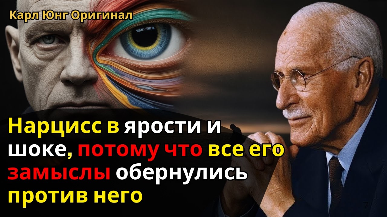 Нарцисс в ярости и шоке, потому что все его замыслы обернулись против него | Карл Юнг