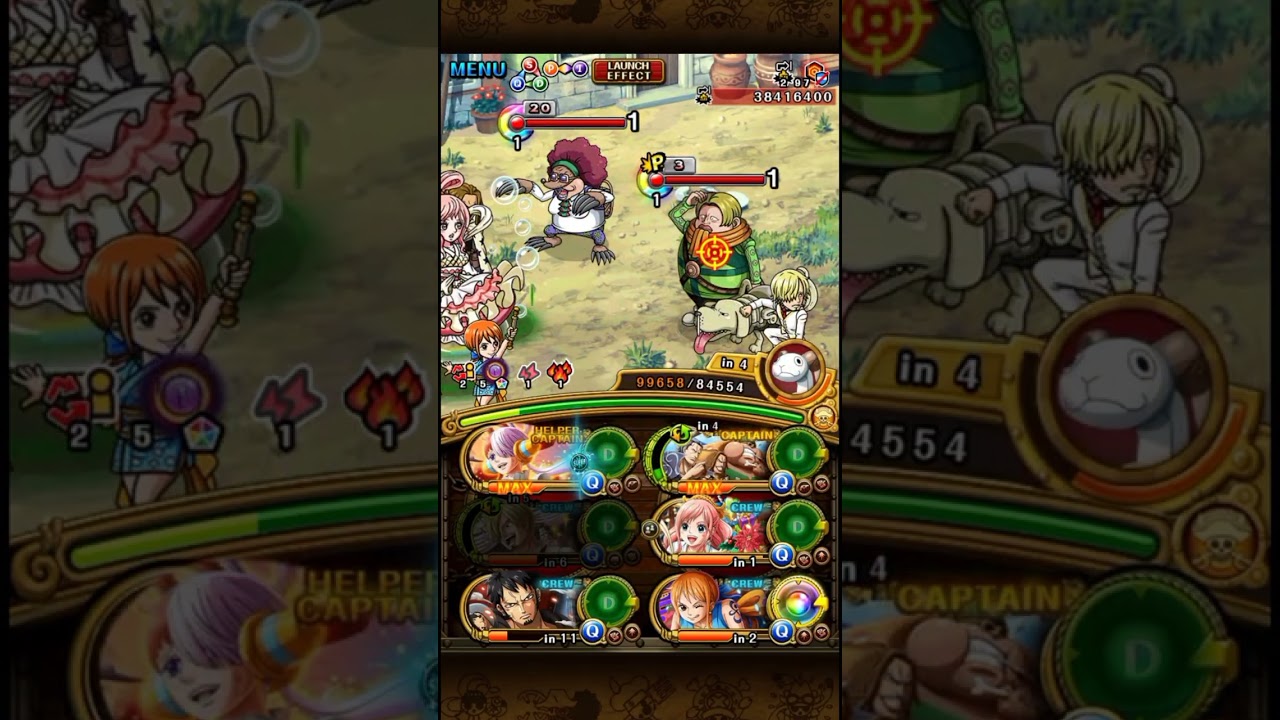 (OPTC) LEVEL 3 | GV ALUBARNA VS MISS DOUBLEFINGER #optc #trecru 