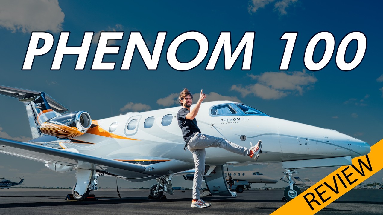 Обзор Phenom 100 | Самый продаваемый легкий реактивный самолет | Так ли он хорош, как кажется?