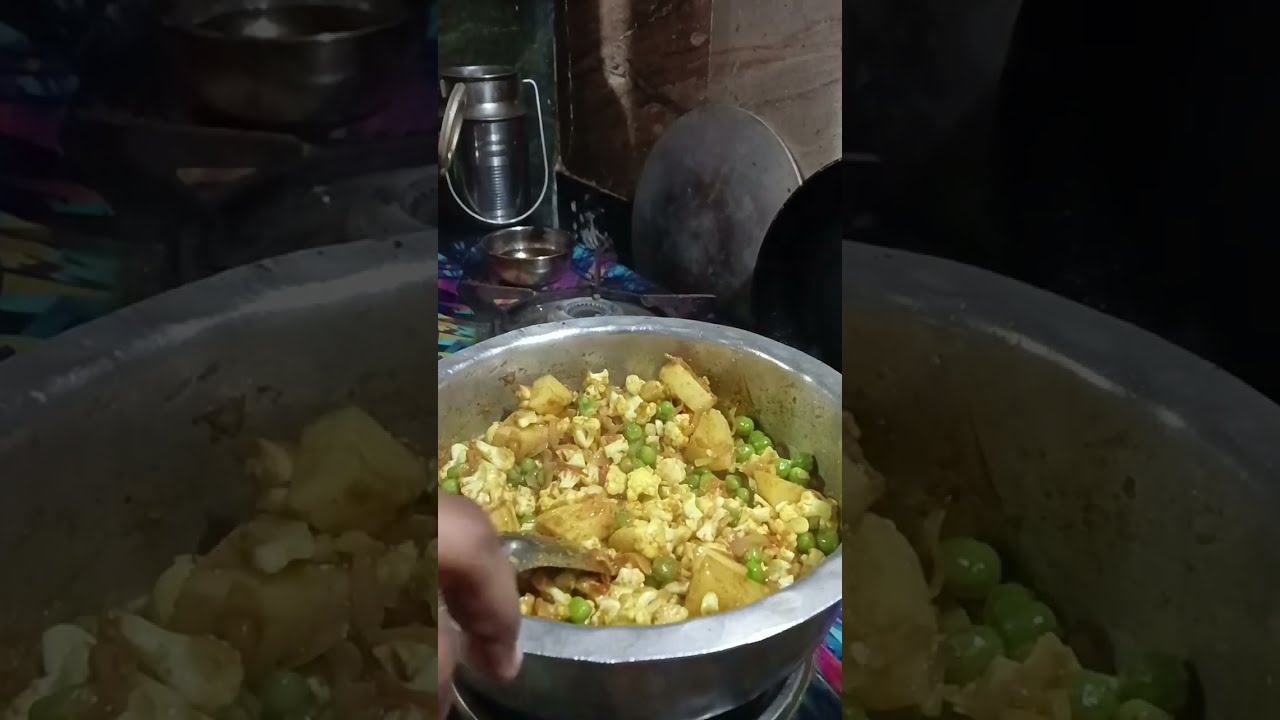 #Aloo# matar# gobi #sabji# roti#🫶
