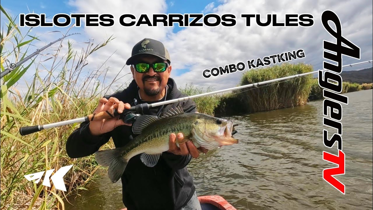 Pescamos Lobinas entre Islotes, Carrizales y Tules, Gran mañana!