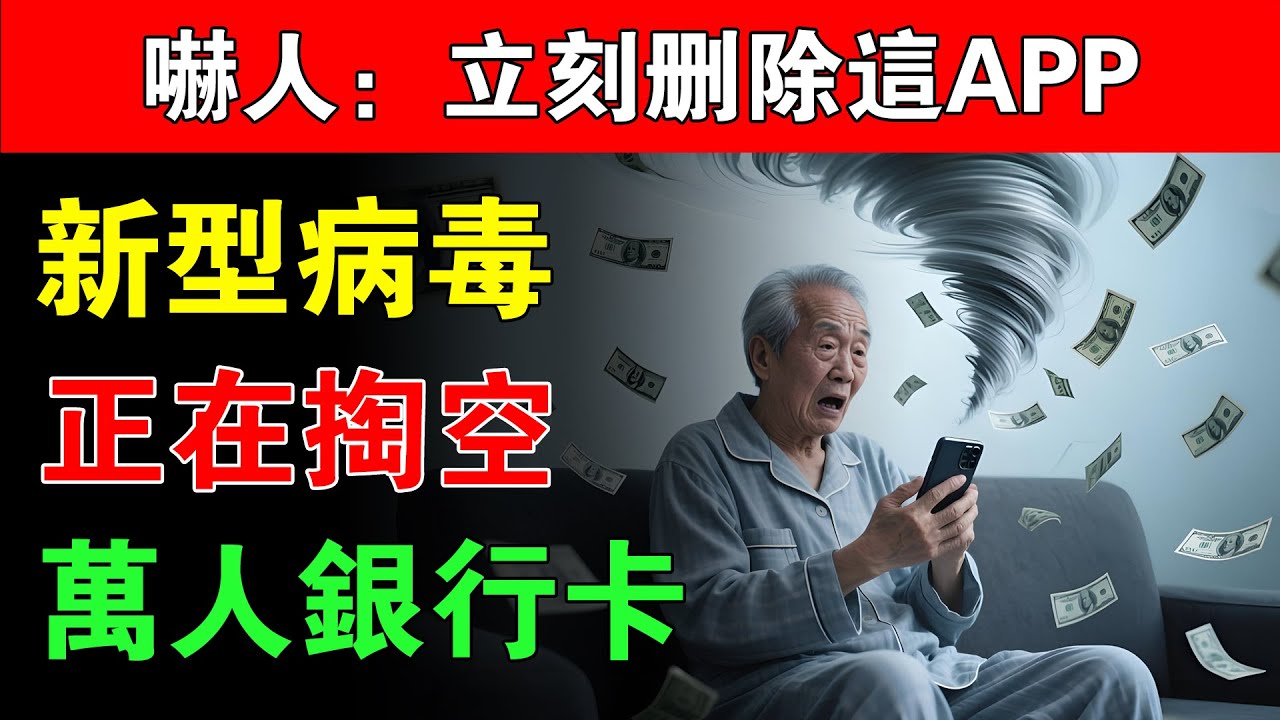 緊急通報！小小APP暗藏病毒，專偷銀行帳戶！已有上萬人被騙光積蓄！#手機APP詐騙#中老年手機安全#防詐騙技巧#銀行帳戶安全