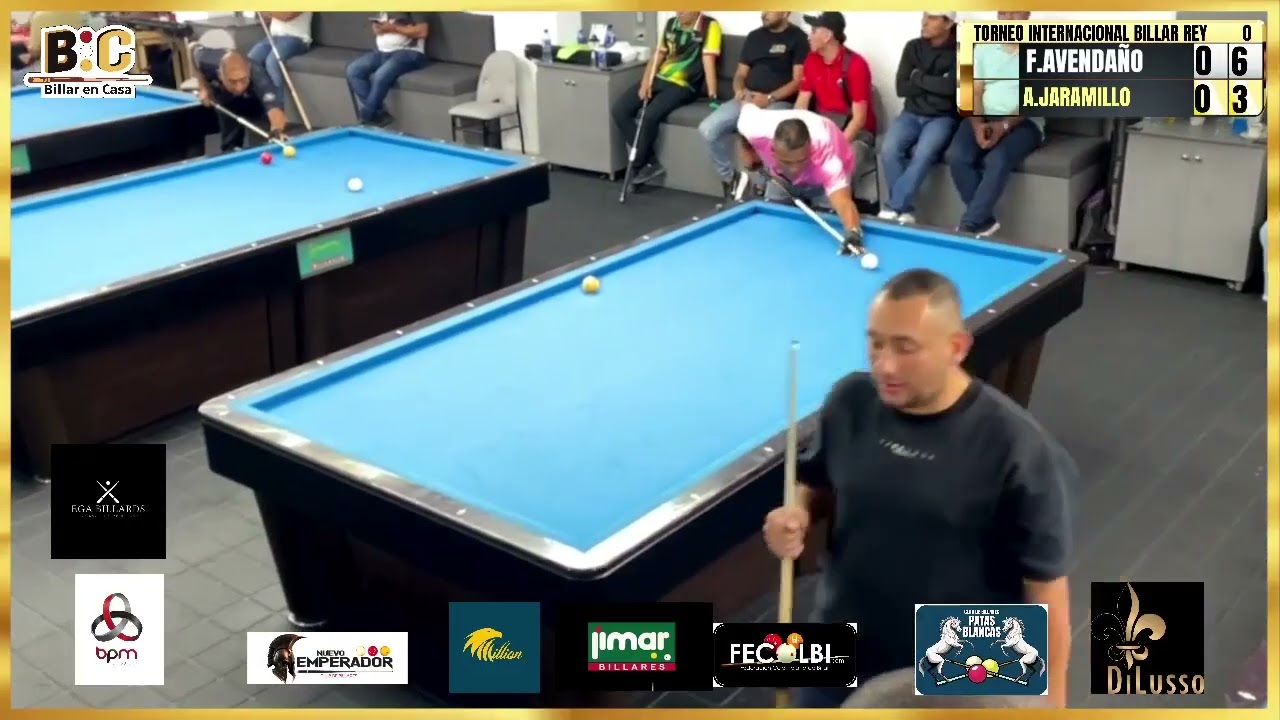 Fredy Avendaño vs Alvaro Jaramillo | Billar En Casa HD