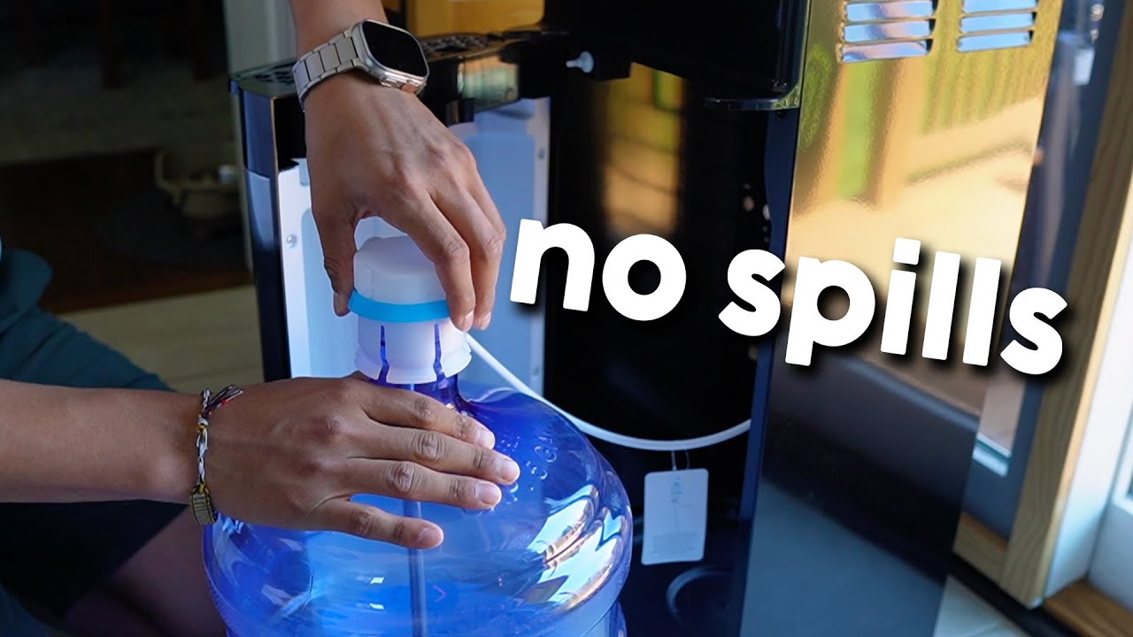 How To Change The Water Jug From A Bottom Loading Water Dispenser