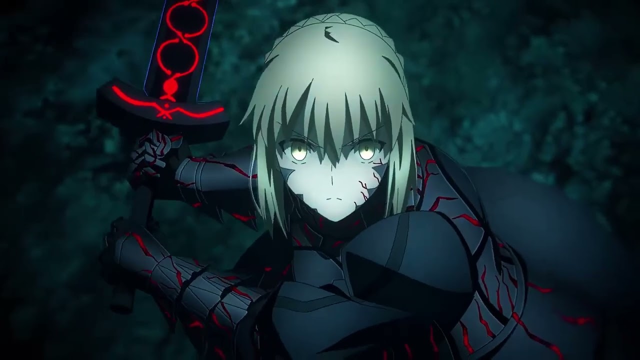 Rider vs Saber Fight (HD)🔥 Fate Stay Night Heaven’s Feel Ill #anime 