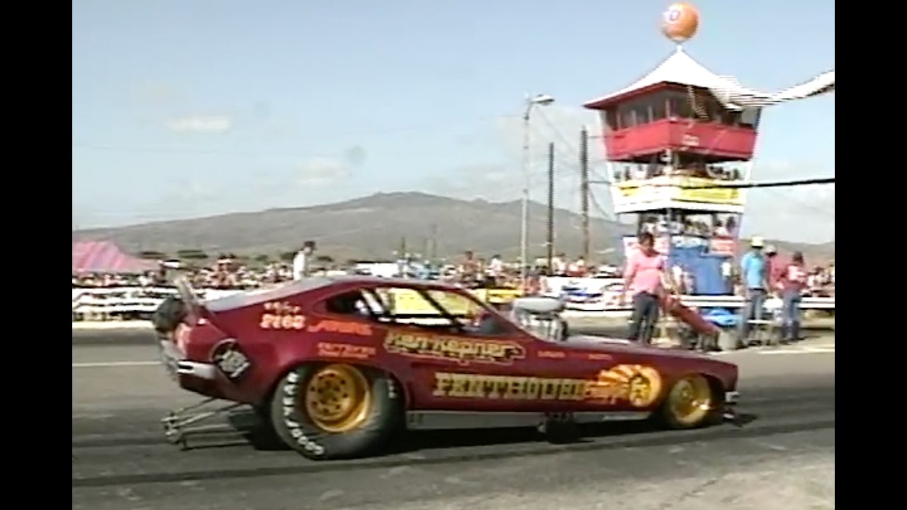 Hawaii Raceway Park 1987: Местные легенды Эл Эми и Кен Кепнер на гонке Hawaiian Punch Race for th...