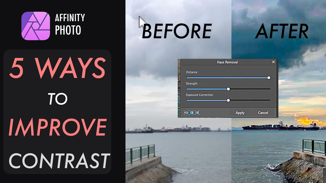 AFFINITY PHOTO: 5 СПОСОБОВ УЛУЧШИТЬ КОНТРАСТ НА ТУСКЛЫХ ИЛИ РАЗМЫТЫХ ФОТОГРАФИЯХ