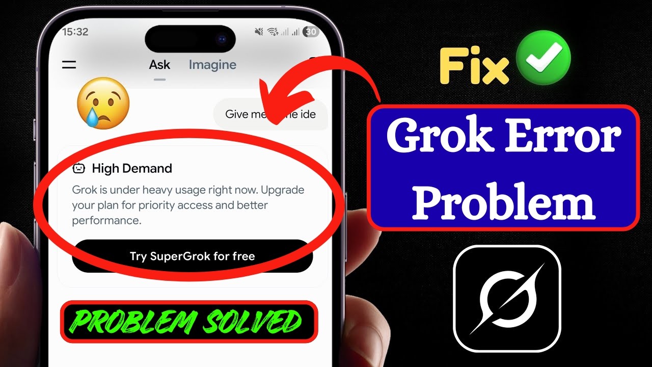 How to Fix Grok High Demand Error (2026) | Grok Is Not Working High Demand Issue Solved