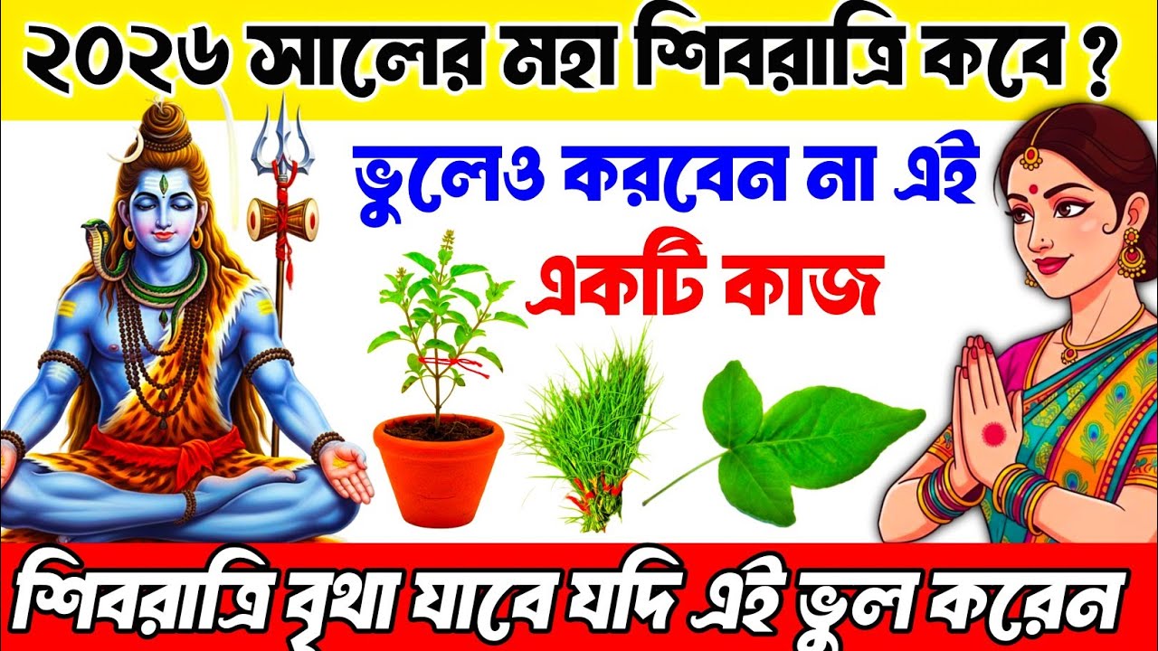 Shiv Chaturdashi 2026 | Shivratri 2026 Date | Maha Shivratri 2026 Date and Time | Shiv Puja Niyam