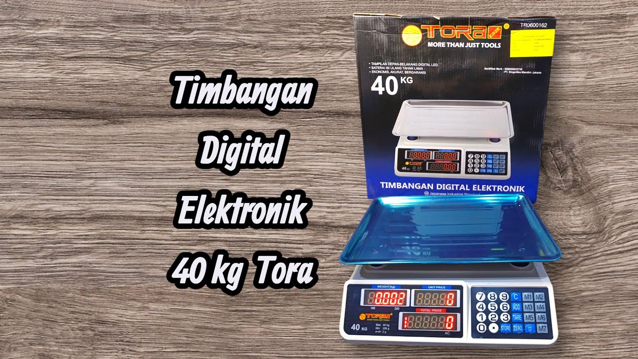 Timbangan Digital 40kg Terbaik!! Sangat akurat Review dan unboxing 
