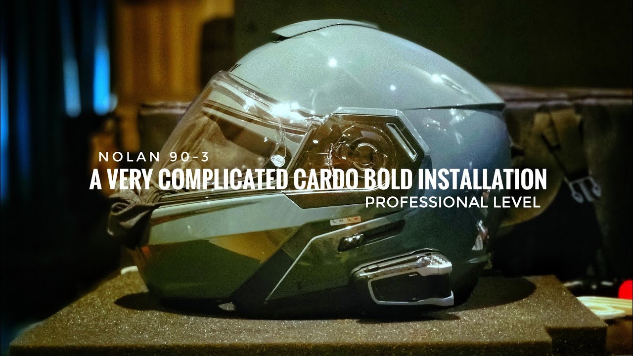 CARDO Audio Kit installation on my Nolan N90-3 Helmet
