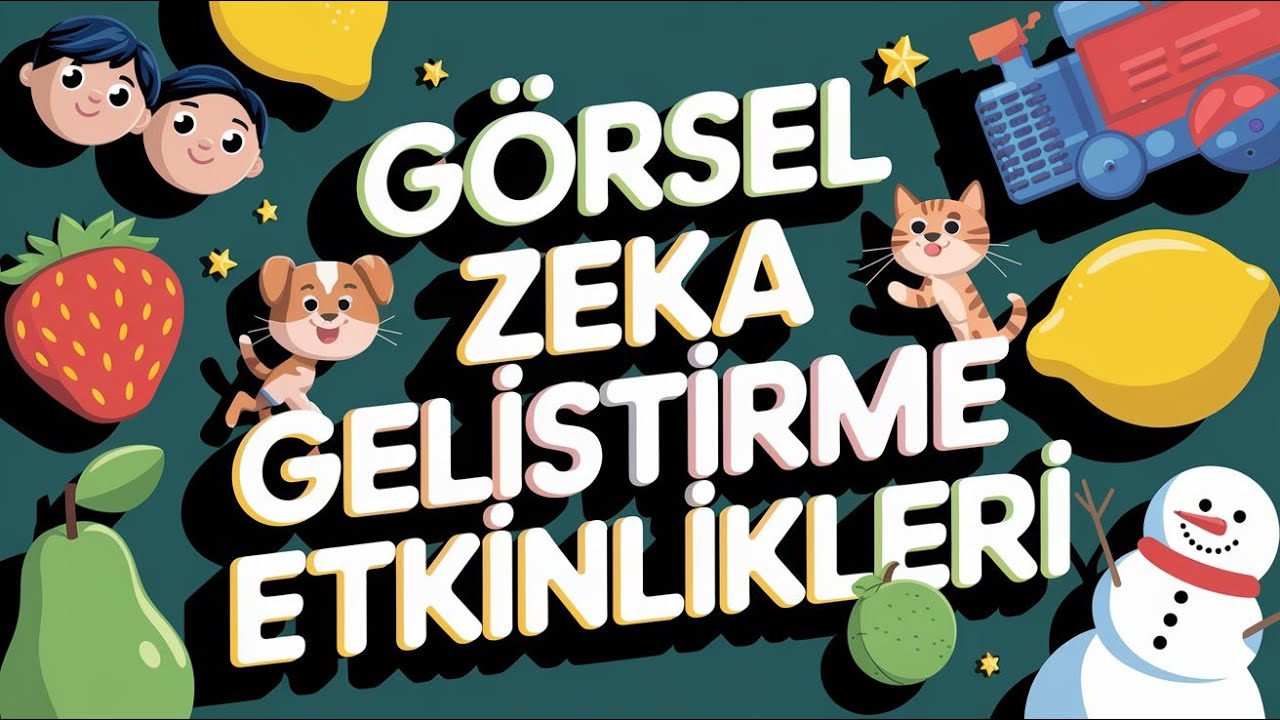 3-4 Yaş &Ccedil;ocuklar İ&ccedil;in Eğlenceli Dikkat Geliştirme ve G&ouml;rsel Zeka Etkinlikleri | Okul &Ouml;ncesi Eğitim