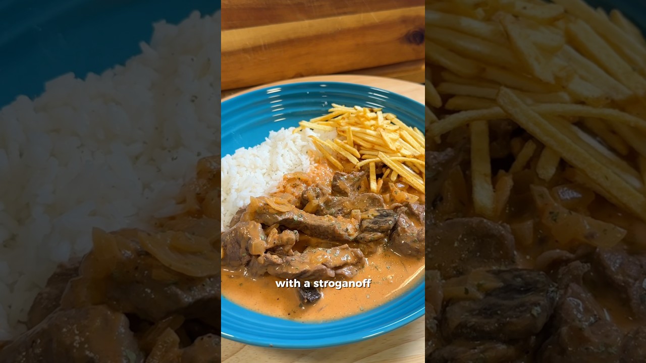Brazilian Stroganoff 🇧🇷 #brazil #stroganoff