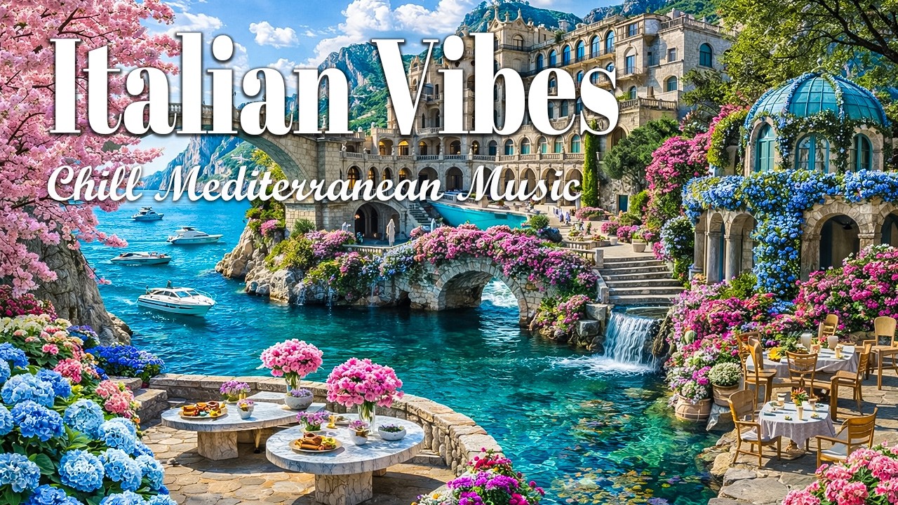 🎶 Italian Vibes & Mediterranean Music 🎶Chill Mediterranean Music to Relax 💙✨