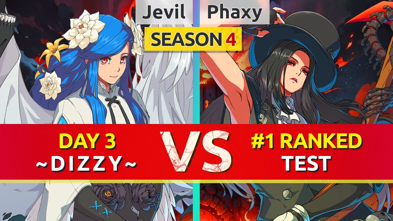 GGST ▰ Jevil (Day 3 Dizzy) vs Phaxy (#1 Ranked Testament). Guilty Gear Strive Gameplay
