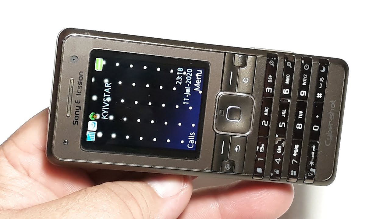 Капсула времени Sony Ericsson K770i. Retro Telefon aus Deutschland. Retro phone Ретро телефон (53825
