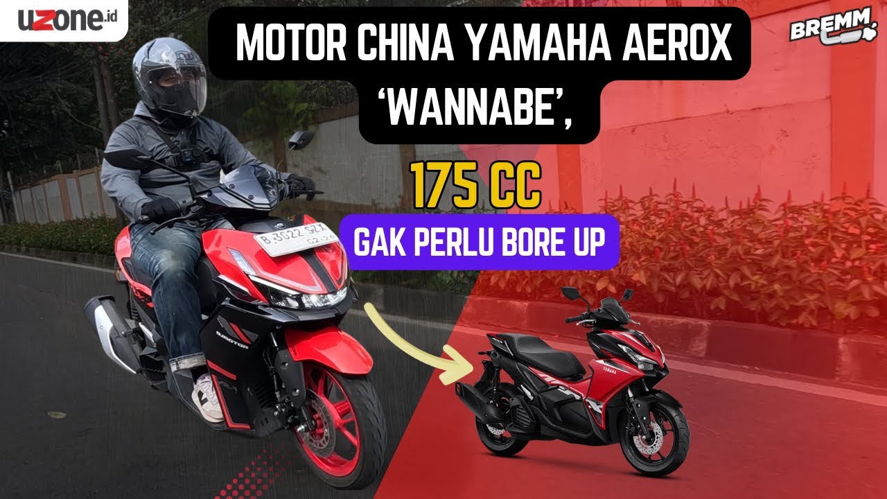 TEST DRIVE QJMOTOR VIENTO 180, COCOK JADI PESAING YAMAHA AEROX