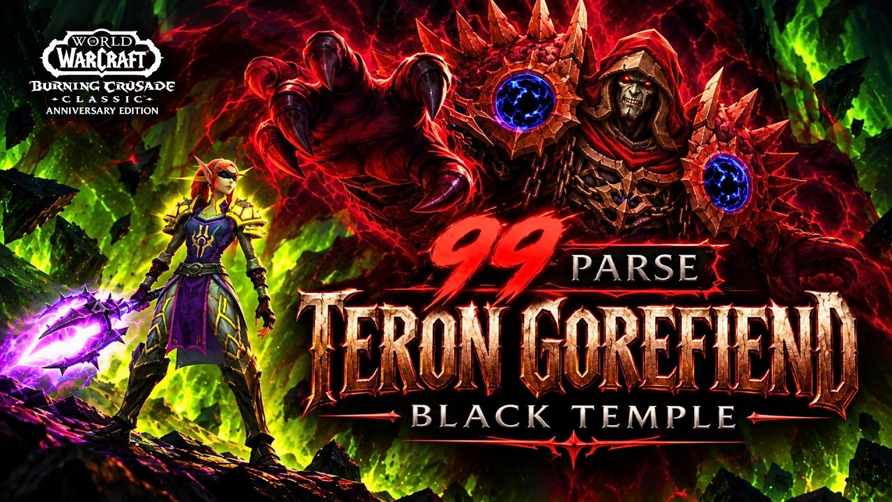 Teron Gorefiend (2830 DPS) | 99 Ret Paladin Parse - Gaap Nihilum | TBC Classic Anniversary