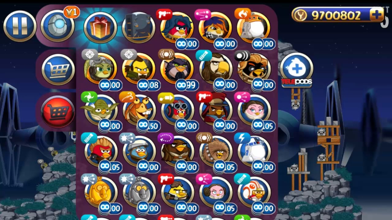 Angry Birds Star Wars 2 Rebels All levels (Bird Side)
