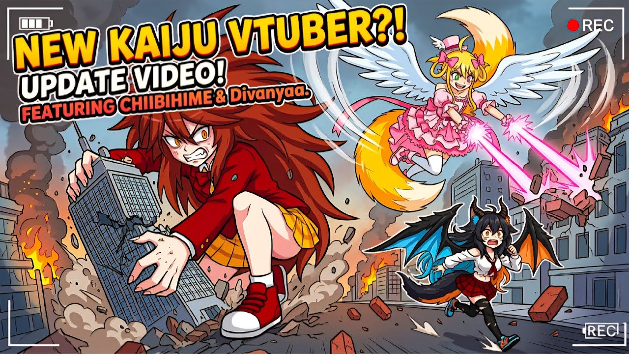 NEW KAIJU VTUBER ON THE WAY?! UPDATE VIDEO WITH CHIIBIHIME & DIVANYAA
