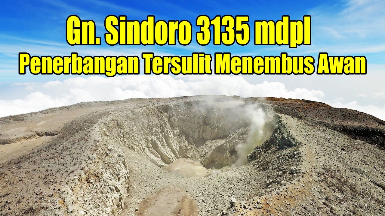 MENDEBARKAN!!! MUNCAK GUNUNG SINDORO VIA KLEDUNG PARK | FPV DRONE