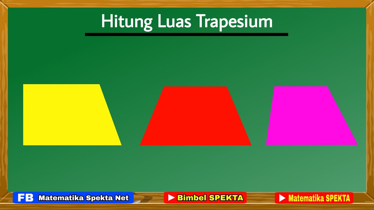 Cara Menghitung Luas Trapesium