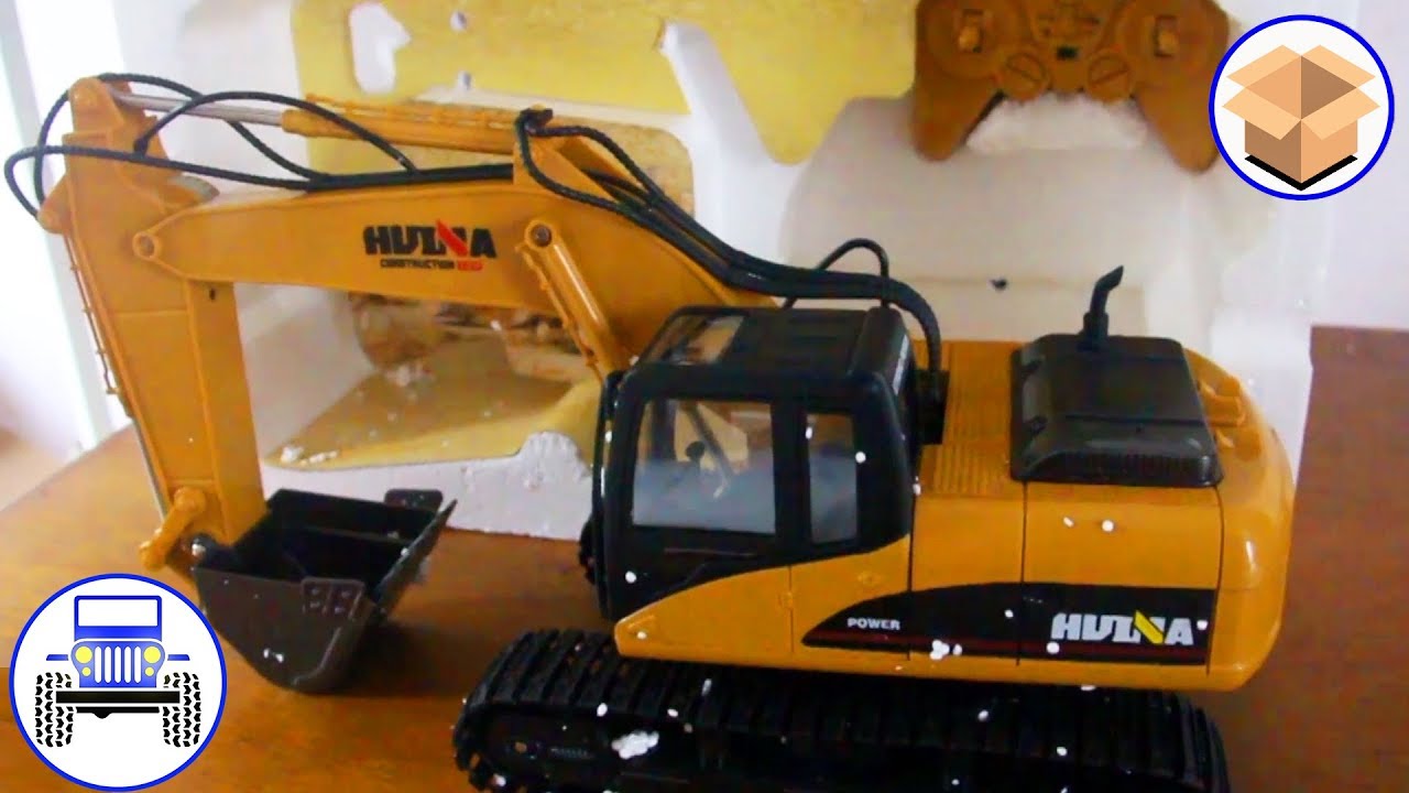 Unboxing RC Excavator 15 CH Huina | Unboxing Mainan RC | RC Putu Channel