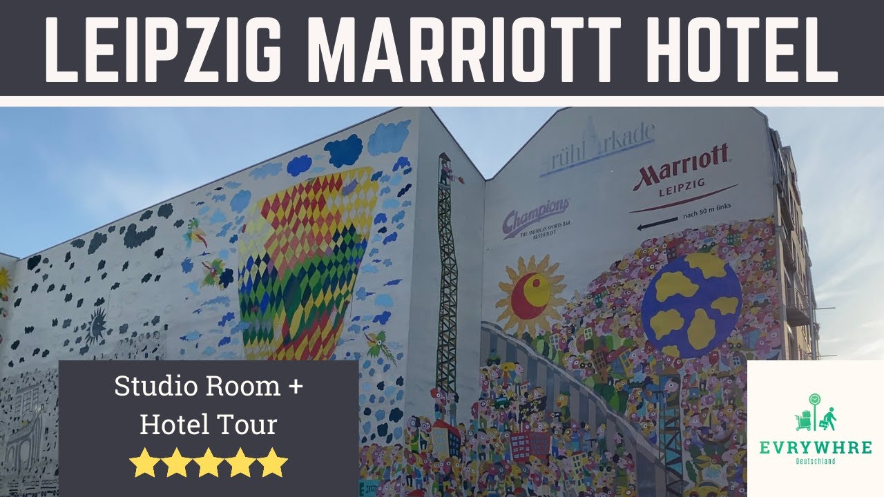 🏨 Oldie, but goldie? ¦ Das Leipzig Marriott Hotel ¦ Studio Room Review + Hoteltour in 4K ¦ EVRYWHRE